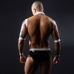 Чоловічий еротичний костюм офіціанта JSY 9139 One Size - - фото №5