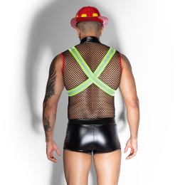 Чоловічий еротичний костюм пожежного JSY 9152 One Size - - фото №5