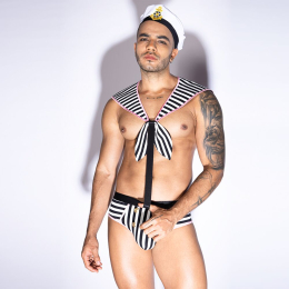 Чоловічий еротичний костюм морячка JSY 9153 One Size - - фото №2