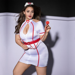 Еротичний костюм медсестри JSY P61115 Plus Size - - фото №2