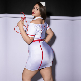 Еротичний костюм медсестри JSY P61115 Plus Size - - фото №5
