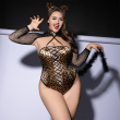Еротичний костюм кішечки JSY P61127 Plus Size Еротичний костюм кішечки JSY P61127 Plus Size - фото №2
