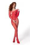 Бодістокінг Passion BS107 One Size, red Бодістокінг Passion BS107 One Size, red - фото №1