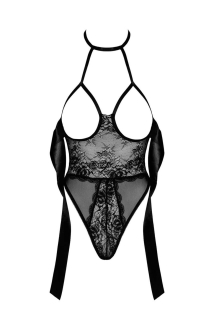Боді Kissable Sexy Kiss Body Black L/XL - - фото №8