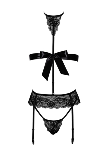 Комплект Kissable Bondage Kiss Set Black L/XL - - фото №9