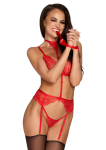 Комплект Kissable Bondage Kiss Set Red L/XL Комплект Kissable Bondage Kiss Set Red L/XL - фото №1