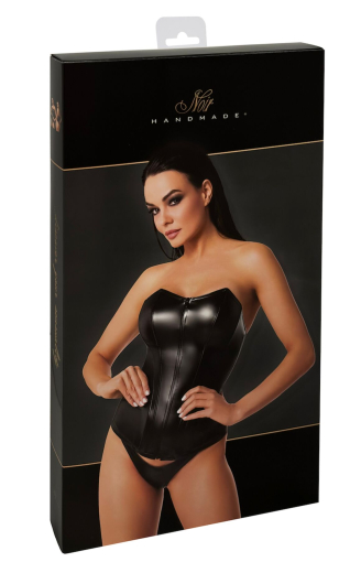 Корсет Noir Handmade F334 Powerwetlook corset - 4XL - фото №8