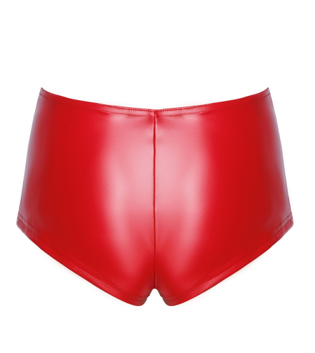 Шорти Noir Handmade F356 Red powerwetlook shorts - M - фото №7