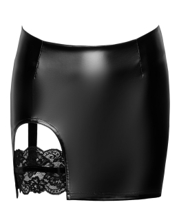Спідниця Noir Handmade F345 Powerwetlook skirt with garter - XXL - - фото №5