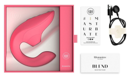 Вакуумний кліторальний стимулятор Womanizer Blend Vibrant Rose - - фото №6