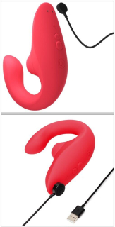 Вакуумний кліторальний стимулятор Womanizer Blend Vibrant Rose - - фото №5