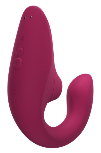 Вакуумний кліторальний стимулятор Womanizer Blend Vibrant Pink - фото №3