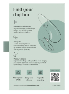 Вібратор Womanizer Vibe Sage - - фото №10