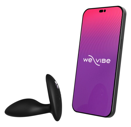Анальна смарт-вібропробка We-Vibe Ditto+ Satin Black з пультом ДК №7