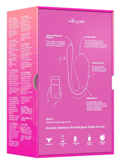 Смарт-віброяйце We-Vibe Jive 2 Electric Pink - - фото №13