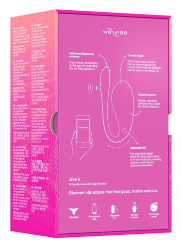 Смарт-віброяйце We-Vibe Jive 2 Electric Pink - фото №13
