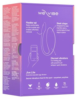Смарт-віброяйце We-Vibe Jive Lite Purple - - фото №12