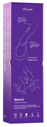 Вібромасажер We-Vibe Wand 2 Purple - фото №9