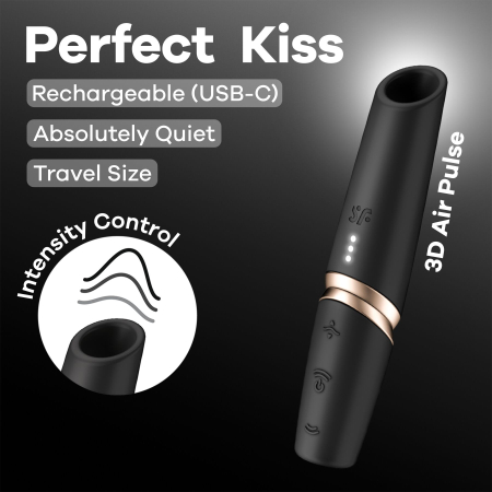 Вакуумний стимулятор Satisfyer Perfect Kiss - фото №6