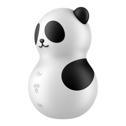 Вакуумний стимулятор з вібрацією Satisfyer Pocket Panda - - фото №3