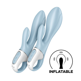 Вібратор-кролик надувний Satisfyer Air Pump Bunny 1 - фото