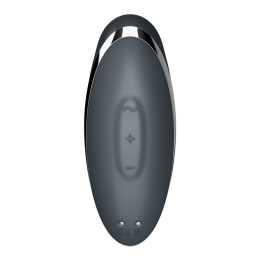 Вібростимулятор-пульсатор Satisfyer Tap & Climax 2 Grey, ефект постукування пальцем - - фото №6