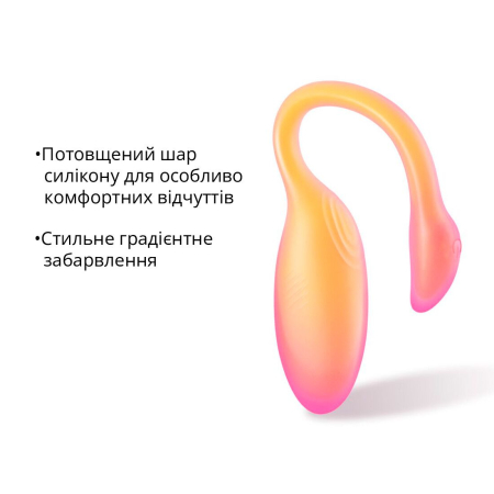 Смарт-віброяйце Magic Motion Flamingo Max Orange 2 в 1: віброяйце та тренажер Кегеля, 10 режимів - фото №21