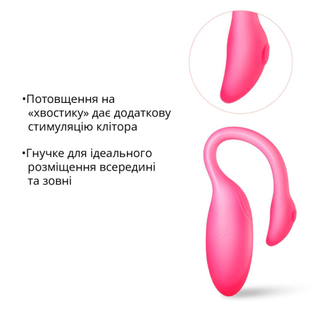 Смарт-віброяйце Magic Motion Flamingo Max Pink 2 в 1: віброяйце та тренажер Кегеля, 10 режимів - фото №20