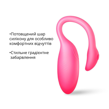 Смарт-віброяйце Magic Motion Flamingo Max Pink 2 в 1: віброяйце та тренажер Кегеля, 10 режимів - фото №19