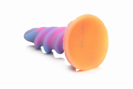 Фентезійний фалоімітатор Creature Cocks Glow-in-the-Dark Unicorn Dildo №4