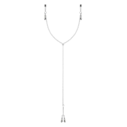 Затискачі для сосків та клітора Bedroom Fantasies: Nipple and Clitoris Clamps - Silver - - фото №3