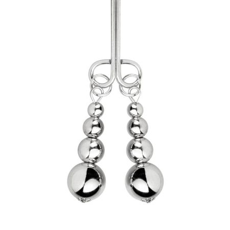 Затискачі для сосків та клітора Bedroom Fantasies: Nipple and Clitoris Clamps - Silver - фото №6