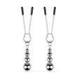 Затискачі для сосків Bedroom Fantasies: Nipple Clamps with Beaded Chain - Silver Затискачі для сосків Bedroom Fantasies: Nipple Clamps with Beaded Chain - Silver - фото №3