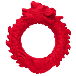 Ерекційне кільце Creature Cocks Rise of the Dragon Silicone Penis Ring - Red - фото