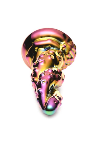 Фентезійний фалоімітатор Creature Cocks Enchanting Rainbow Glass Dildo - фото №3