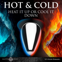 Анальна пробка Master Series Butt Slut Metal & Silicone Butt Plug - Silver - - фото №8