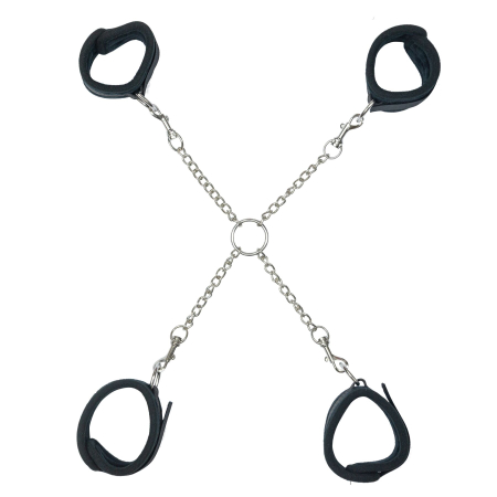 Хрестовина Punishment - Hog-Tie - Black 