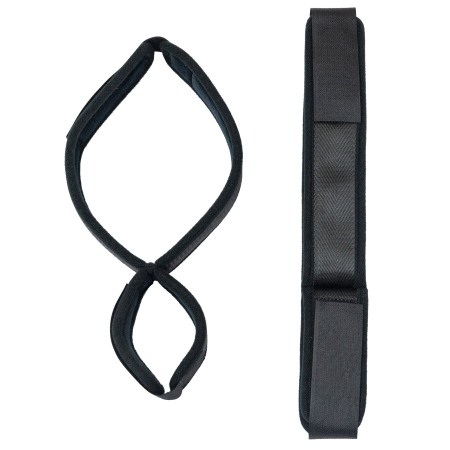 Фіксатори для руки і стегна Punishment - Thigh to Wrist Restraints - Black №2