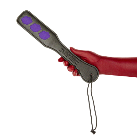 Паддл Punishment - Purple Lips Paddle - Black - фото №2