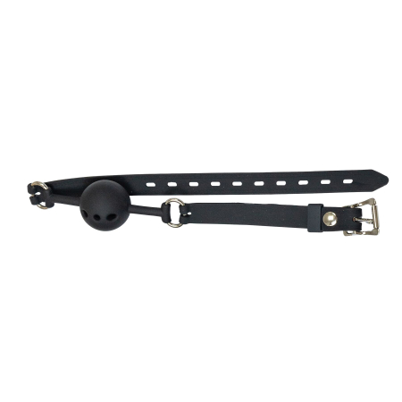 Кляп Punishment - Silicone Ball Gag - Black - фото №3