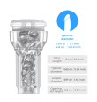 Мастурбатор Kiiroo Feel Pocket Crystal сумісний з PowerBlow Мастурбатор Kiiroo Feel Pocket Crystal сумісний з PowerBlow - фото №5