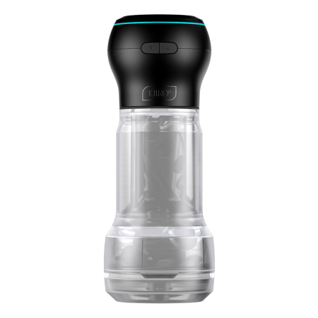 Мастурбатор Kiiroo Feel Pocket Crystal зі всмоктувальною інтерактивною насадкою PowerBlow Combo Set - фото
