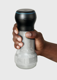 Мастурбатор Kiiroo Feel Pocket Crystal зі всмоктувальною інтерактивною насадкою PowerBlow Combo Set - - фото №6