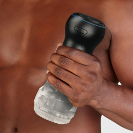 Мастурбатор Kiiroo Feel Pocket Crystal зі всмоктувальною інтерактивною насадкою PowerBlow Combo Set - - фото №10