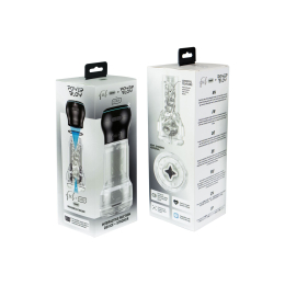 Мастурбатор Kiiroo Feel Pocket Crystal зі всмоктувальною інтерактивною насадкою PowerBlow Combo Set - - фото №8