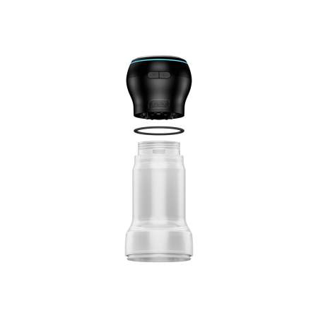 Мастурбатор Kiiroo Feel Pocket Crystal зі всмоктувальною інтерактивною насадкою PowerBlow Combo Set - фото №3
