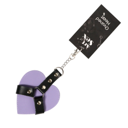 Брелок на карабіні для ключів Art of Chained Heart, Лаванда - - фото №2