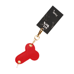 Брелок на карабіні для ключів Art of Fhallus, Червоний - - фото №3