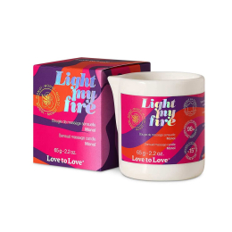 Масажна свічка Love To Love LIGHT MY FIRE Monoi (65 мл) - фото