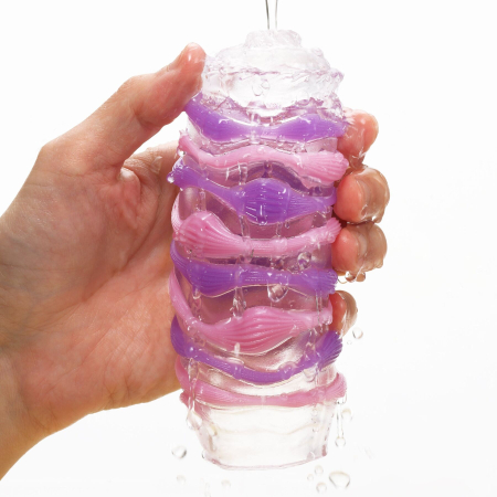 Мастурбатор Tenga ARTE DRAPE, зі щільними вставками для стимуляції, хвилеподібна текстура - фото №4